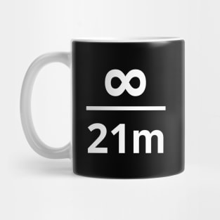 Infinity Divided by 21 Million Mug